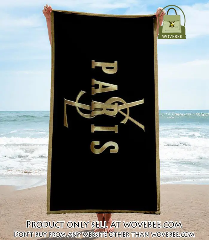 Yves saint laurent paris beach towel luxury brand hot trending summer  bt00303 wvb0331911